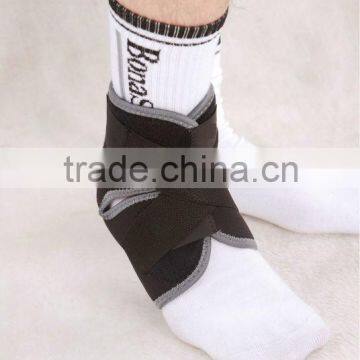 black neoprene ankle support