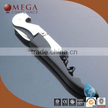 Classic red wine opener spray black