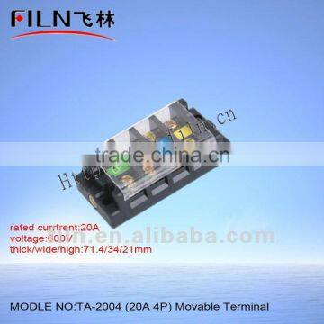 small terminal block TA-2004 20A 4P