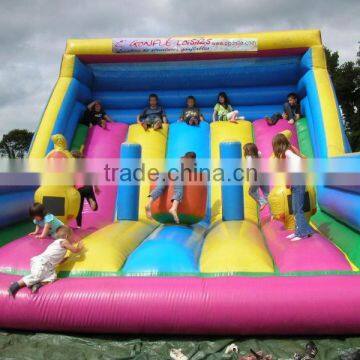 2016 inflatable slide with bouncer/inflatable bouncy castle with slide