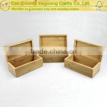 Storage bamboo gift packaging box