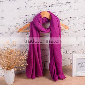 New Fashion Winter Pure Women Scarf Long Cotton Candy Colors Shawl Warm Soft Women Muffler photo-4