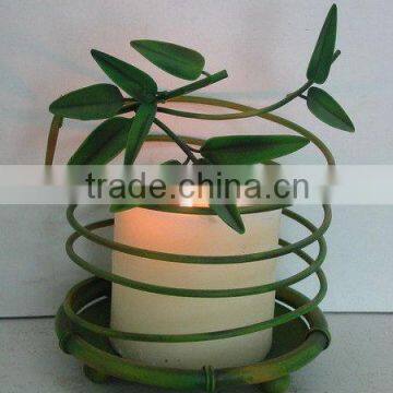 Metal Creative Bamboo Candle holder Home Decorations