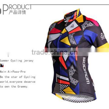 2015 New fashion sublimation cycling jerseys customized