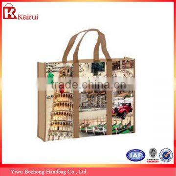 Making Machine Printing Design Double Lamination Non-woven Bag with Zipper