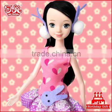 Wholesale pvc fashion girl doll children toy in China