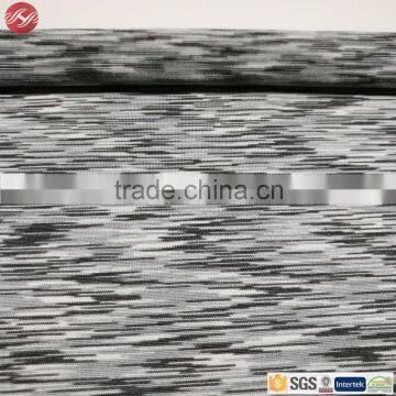 Knitting Polyester Elastane Plain Space Dye Fabric For Tank Top photo-6