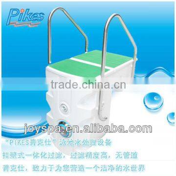 Pipeless swimming pool stainless steel sand filter