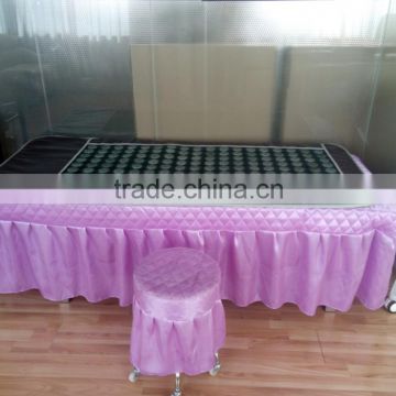 Factory direct hot selling far infrared sauna jade pad heating massage bed S-118