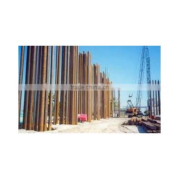 API 5L X42 SCH80 Steel Pling Pipes/ Steel Piles