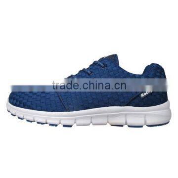 Wholesale women sneakers,woven elastic shoes