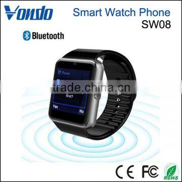 Vondo SW08 1.54" Screen Sweatproof Smart Watch Phone for IPhone 5s/6/6s And 4.2 Android Or Above SmartPhones - Black photo-3