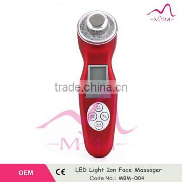 Home use safe LED Light skin care machine ultrasound red light therapy