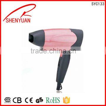 Fashion hot Electric Travel dc motor salon hair dryer fast drying hair home use CE/GS/RoHS