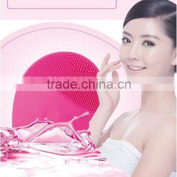 Silicone Deep Clean Facial Cleanser Vibration Cleaning Pulsating Brushes Electric Face Massager For Skin Care