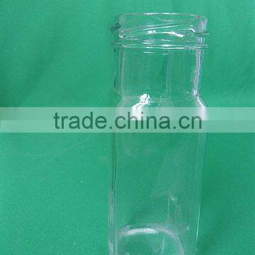 240ml glass tetrahedral milk bottle