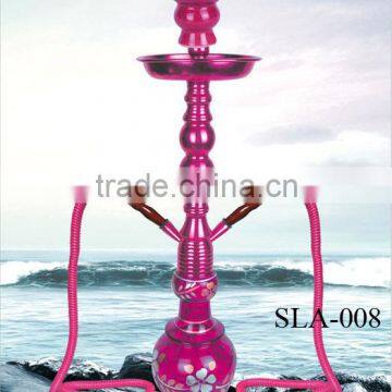 2015 latest design wholesale aluminum glass hookah