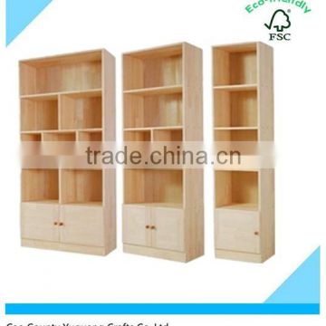 customied cheap design wooden display cabinet hanging wall