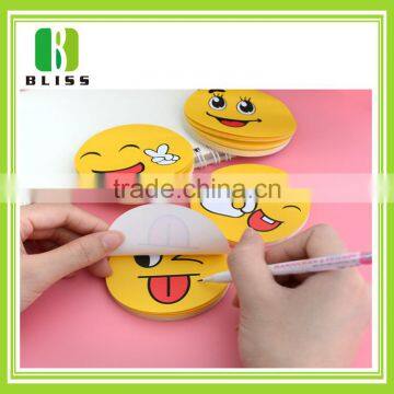 Hot sale good quality cheap price emoji cute sticky notes