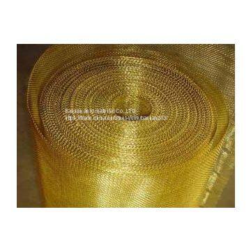 China steel mesh manufacturers Brass Wire Mesh