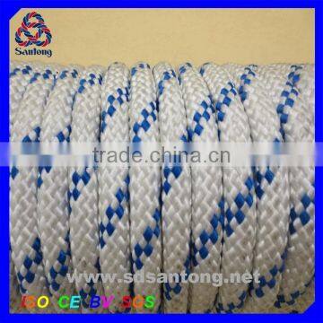 12mm braided climbing rope in polyester material with high strength