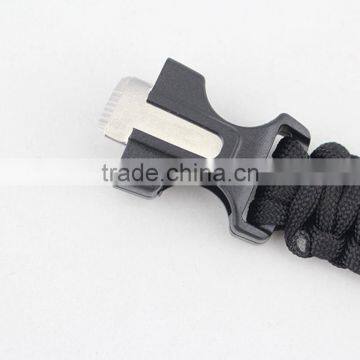 Paracord Survival Bracelet With a 350LB Parachute Cord, Fire Starter, Embedded Compass, Flint, Emergency Knife & Whistle photo-6