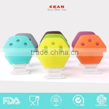 Bulk Sale Handmade Mini Cute Silicone Baby Teething Pacifier Chain Clips photo-2