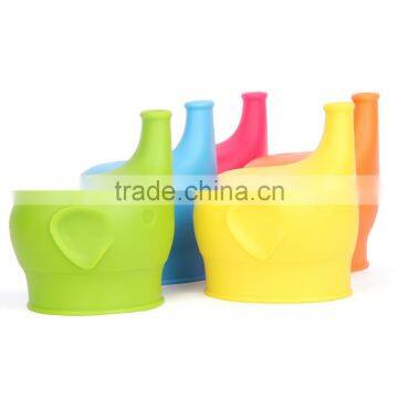 Hot sale colorful soft spill and damp proof silicone cup cover