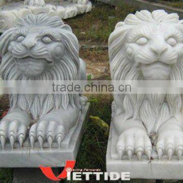 Marble Lion Sculpture