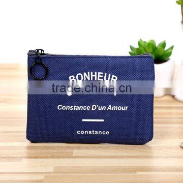 Concise Style/Custom Various Designs Jute Canvas Retro Coin Purse photo-5