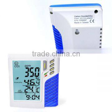 Digital Wall Mount / Carbon Dioxide CO2 Temperature RH Data Logger Monitor Indoor Air Quality 0~9999ppm Made in Taiwan photo-6
