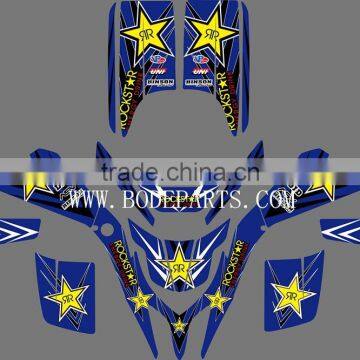 0043 star New Style DECALS STICKERS Graphics Kits For YAMAHA BLASTER YFS 200 1988--1997 1998 1999 2001 2002 2003 2004 2005 2006