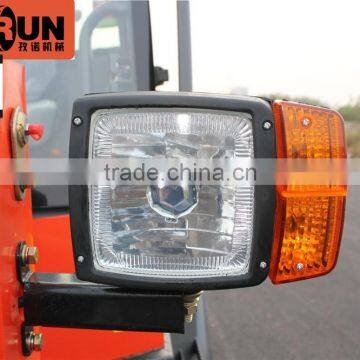 Everun ER08 CE Hydraulic Small Radlader for Sale With Snow Blade and Bucket photo-2