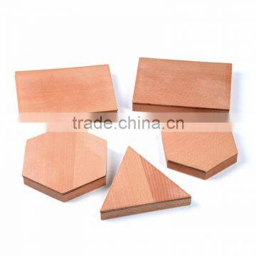 Wooden Toy Montessori Set Constructive Triangles With 5 Boxes photo-2
