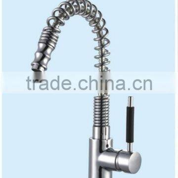 Brass Kitchen Spring Faucet-shower Head Pull Out photo-2