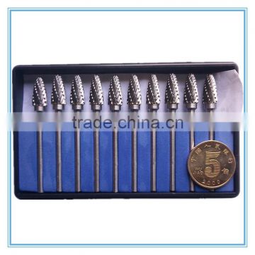 10pcs/set Diamond Burrs Carbide Rotary File