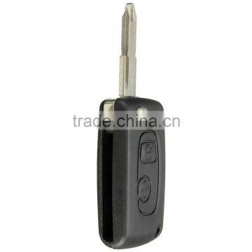 2 Button Remote Flip Key FOB Case Blade For Peugeot 206 Replacement Portable Car photo-4