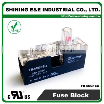 FB-M031SQ UL Approved Equal To Bussmann 1 Pole 30A Ceramic Fuse Block photo-3