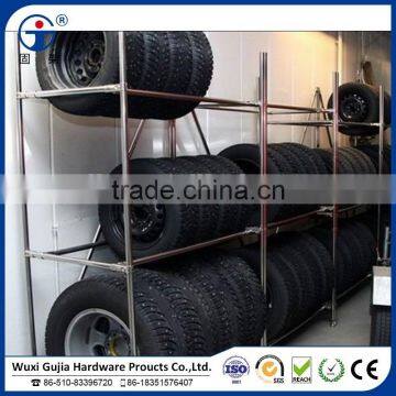 lean pipe for storage tire pipe rack