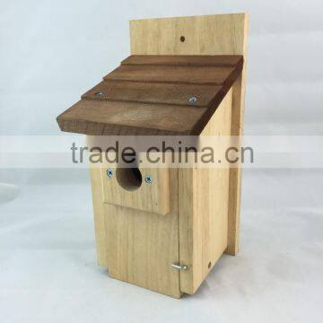 FSC Small New Design Wood House Wooden Bird Cage photo-5