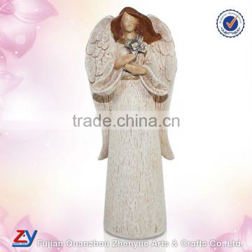 Polyresin religious angel figurine