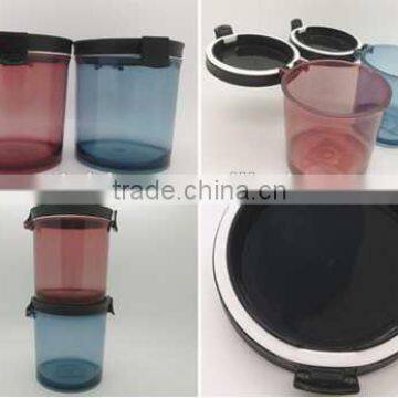 plastic storage canister with handle