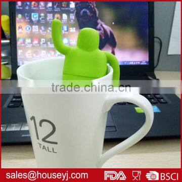 Food Grade Silicon Tea Infusion Balls Human Shape Mr.tea photo-5