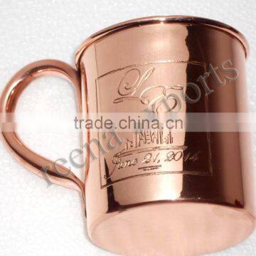 China wholesale Russian Standard Moscow Mule Mugs,14oz engravelcopper mule mugs,copper mug with custom engraved logo