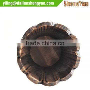 Chinese Cedar or Radiator Pine Wooden Round Planter Box photo-3