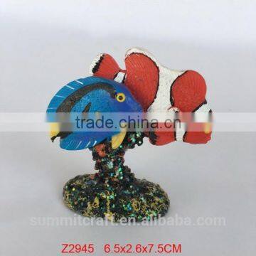Custom Hand Painting Polyresin Clown Fish Figurine photo-3