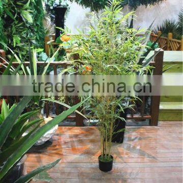 Home Garden for Hotel Decoration 140cm Height Making Artificial Live Plastic Green Bamboo Bonsai Tree EZZPZ06 0201 photo-2