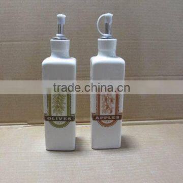 Ceramic Square Oil and Vinegar kitchenware sets