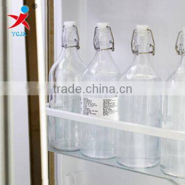 Glass Wine Bottle With the Pot