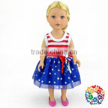 Fashion Girls' Doll One Pieces Dress Clothes Wholesale Cheap 18 Inches American Doll Clothes